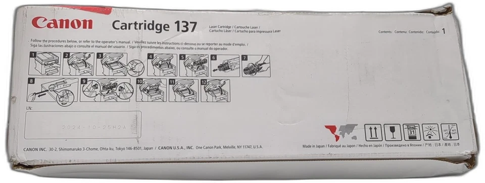 Canon 137 Toner Cartridge - Black - Image 3 of 4