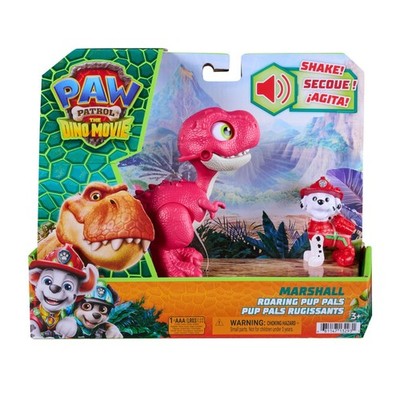 PAW Patrol Dino Movie Marshall Roaring Pup Pals Rhubarb Dinosaur Toy NEW