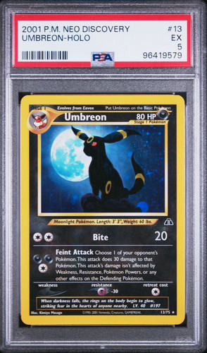 Umbreon (Unlimited) graded PSA 5 for sale on eBay