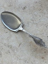 Robbe & Berking Gebäckheber / Tortenheber - Friesenmuster mit 90er Silberauflage