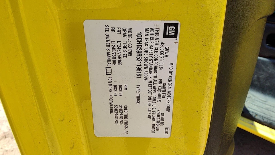 Regulador de ventana manual izquierdo Express Van 2500 1996-2002 OEM 15181559 Foto 3 de 4
