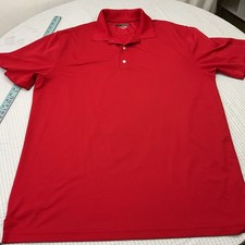Greg Norman Golf Performance Polo Shirt Mens Size XL Red Play Dry