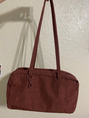 Baggu Nylon Mahogany Regular Bowler Bag