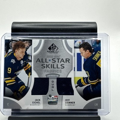 2019-20 SP Game Used JACK EICHEL JEFF SKINNER All Star Skills Dual Relic CP