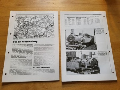 Deutsche Bahnbetriebswerke - BD Köln - Bw Hohenbudberg / 66 Seiten