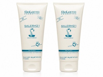 Salerm Cosmetics Salerm 21 Leave-In Conditioner Silk Protein 200ml Duo 2 Pack