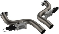Qtp 530115 Aggressor Cutout Pipes For Dodge Challengercharger300c 15-23