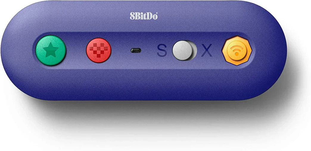 8Bitdo 83GA Gbros Wireless Adapter Purple - Brand New - Nintendo