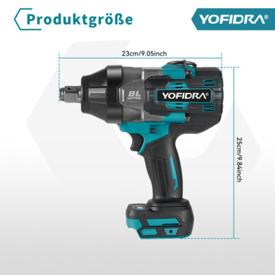 Für Makita 18V Akku Schlagschrauber 3300Nm Akkuschrauber 3/4