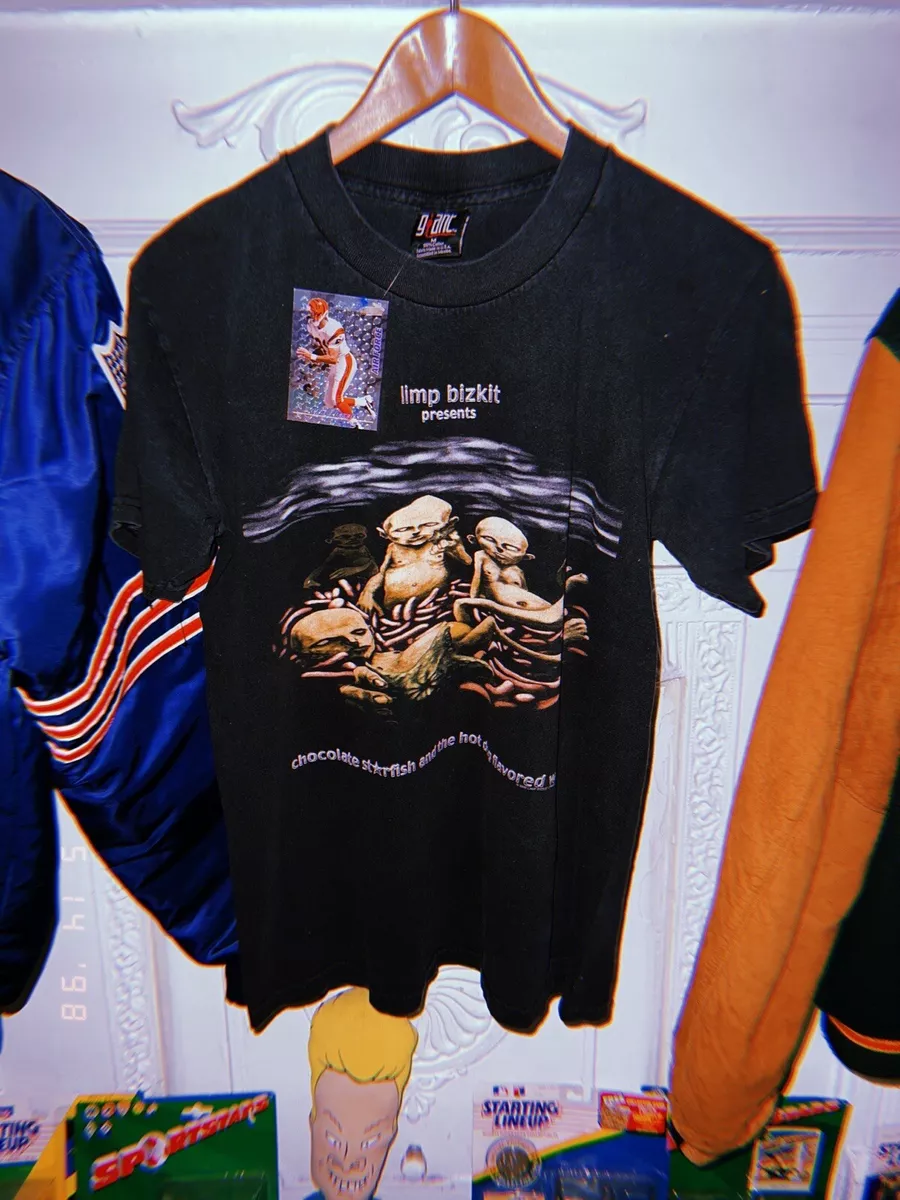 ‘00 Limp Bizkit Chocolate Starfish & The Hotdog Flavored Water Tour Tee Size M