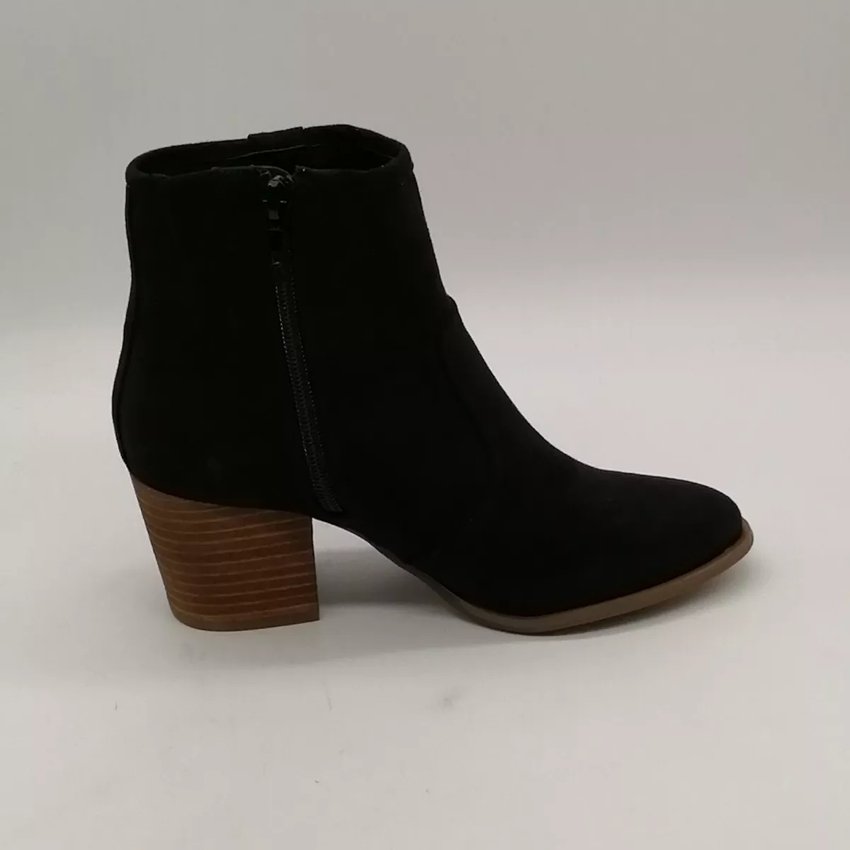 Carlos by Carlos Santana Womens Rowan Ankle Boots Black Side Zipper 6.5M NEW