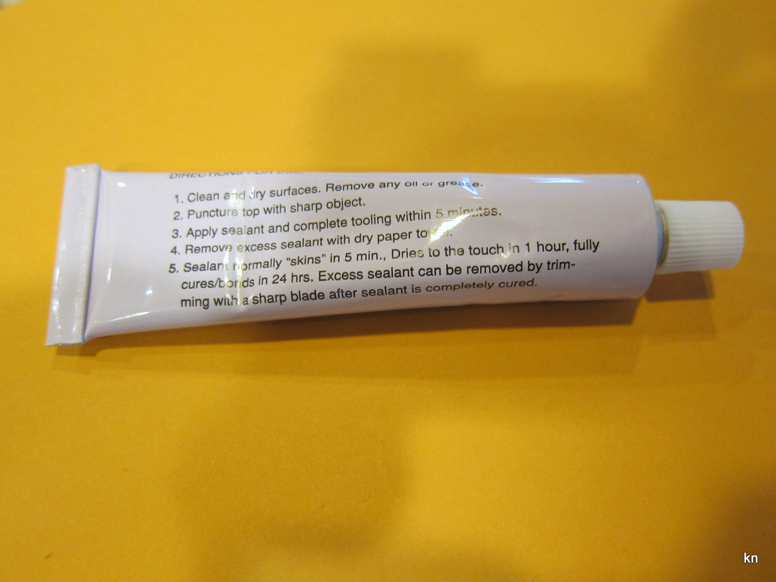 Silicon Rubber Sealant. Use on Kirby vacuum fan case. Many uses 1 ounce