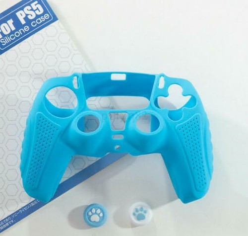 Silicone Anti-slip Skin Case Cover with 2 Grip Caps For Sony PS5 Controller AU - Picture 13 of 14