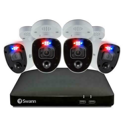 Swann DVR CCTV Kit 5680 4 Channel 4K UHD 1TB HDD Enforcer Warning Light 4 Camera - Picture 3 of 12