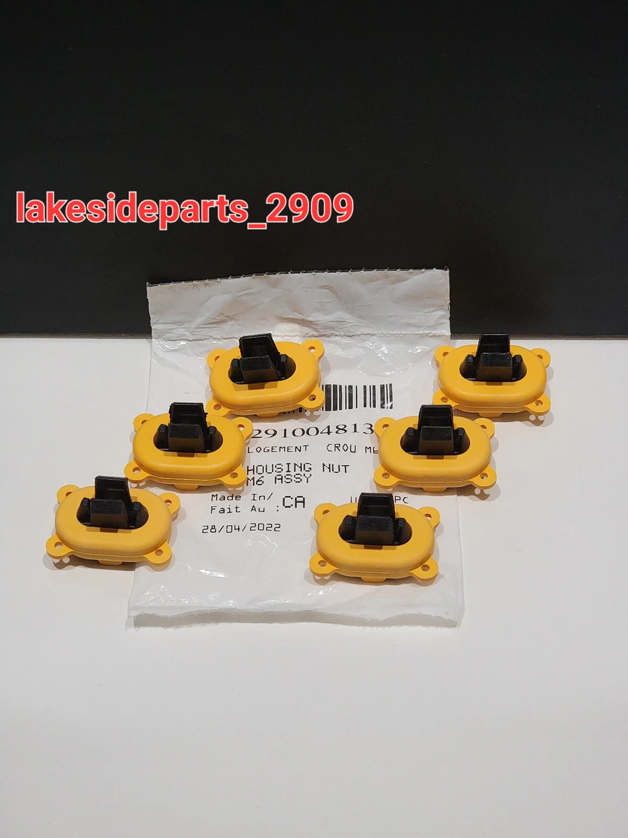 6QTY OEM SEA-DOO NUT M6 SEAT PLATFORM ENGINE HULL COVER 291004813 