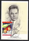 Soviet Russia 1977 space maxi card astronaut G.Grechko Kaluga cancel