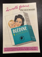 Rare prospectus brochure publicitaire Dépliant publicité bledine 1960