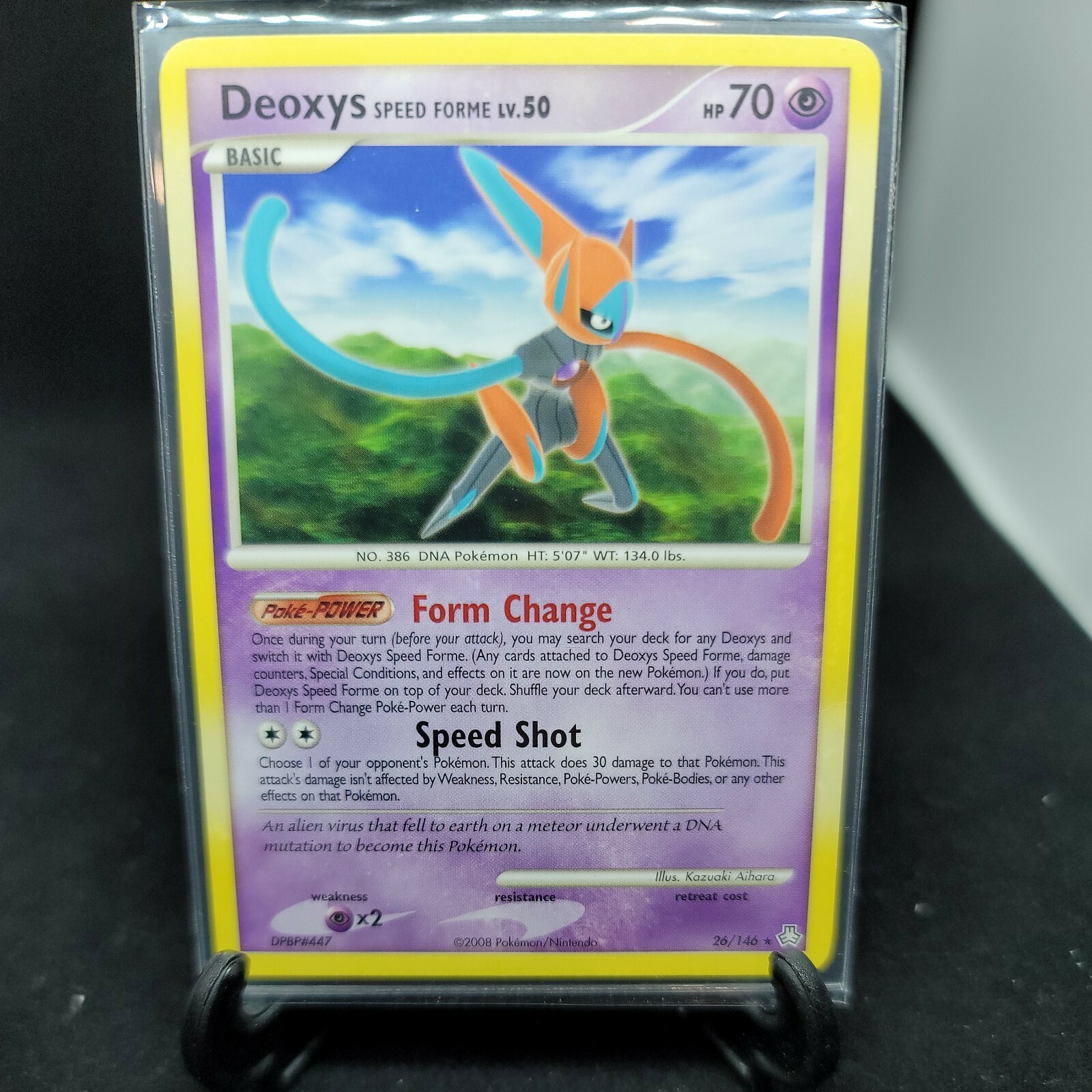 Deoxys Speed Forme - 26/146 - Non Holo Rare NM Legends Awakened Pokemon - NM