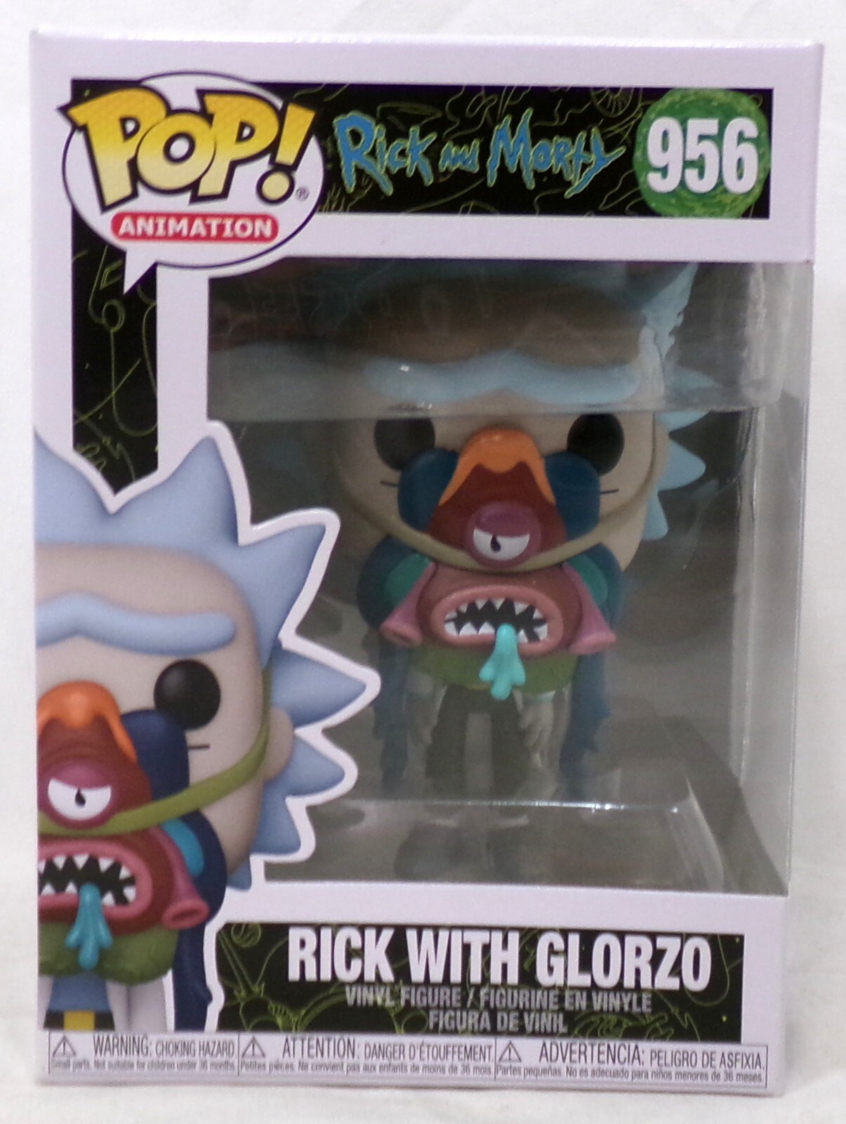 Sale Funko Pop! Animation Rick And Morty 956 Rick With Glorzo Vinyl Figure