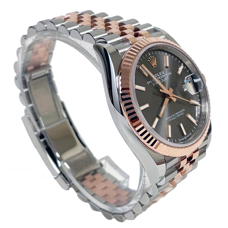 rolex datejust 36 everose two tone jubilee