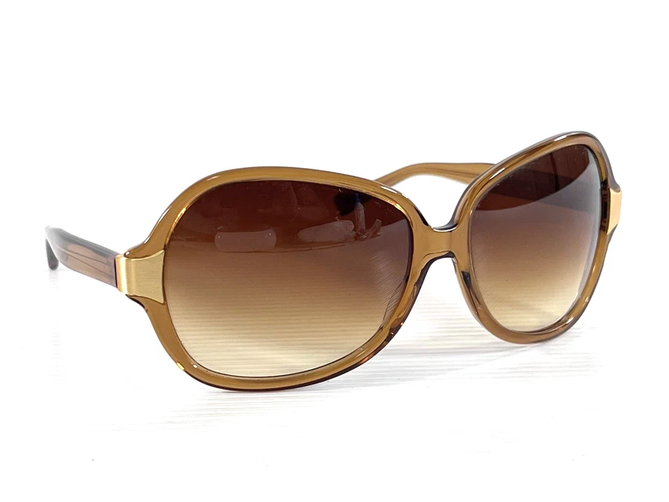 Gafas de sol Oliver Peoples Leyla marco marrón y lente 64 15-130 con estuche Japón Foto 2 de 4