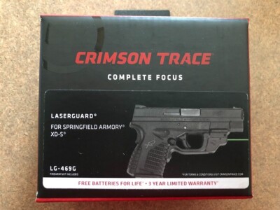 Crimson Trace LG-469G Green Laser Guard fits Springfield Armory XD-S