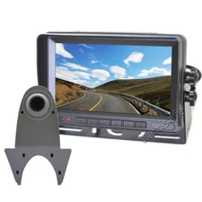 White Rear View Reverse Backup Camera + 7 Inch Monitor for Mercedes Sprinter Van