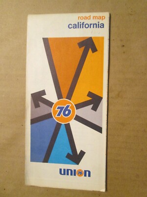 Union 76 Road Map of California 1973 | eBay