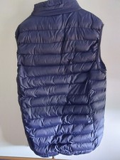 GIUBBOTTO "COTTON & SILK" SMANICATO BLU, TAGLIA M, usato