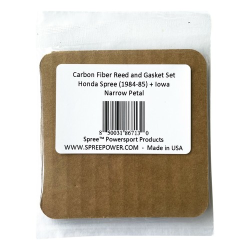 Carbon Fiber Reed and Gasket Set Honda Spree NQ50 (1984/85+Iowa) Narrow Reed - 第 3/7 張圖片