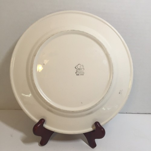 2 platos de cena Blue Willow Buffalo de Oneida EE. UU. Resturant Ware 10,5" - Imagen 7 de 11