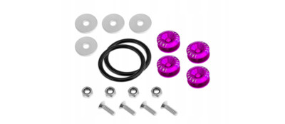 Quick Release JRspec Bumper Fender Pin Clip Fastener Kit Set Purple