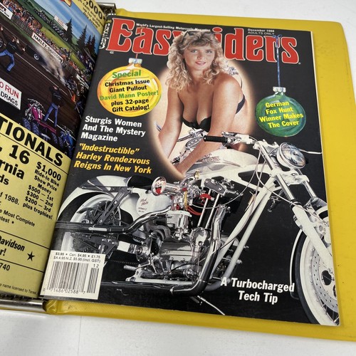 1988 EasyRiders Private Stash Binder 12 Magazines Complete - Some Wear - Picture 17 of 18