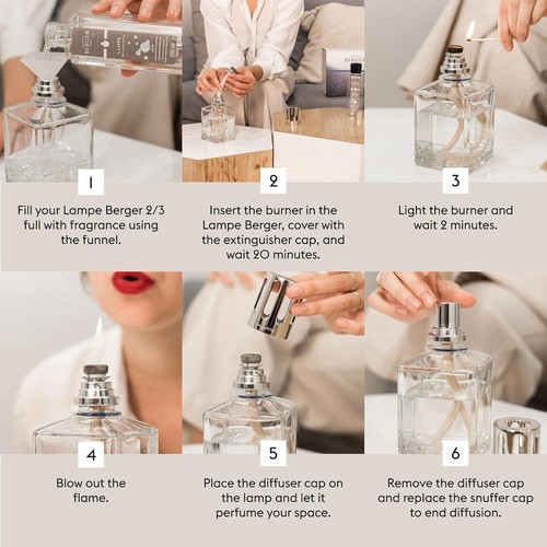 Luxus Home Aromatherapie - Lampe Berger Diffusor mit So Neutral & Meeresbrise - Bild 4 von 10
