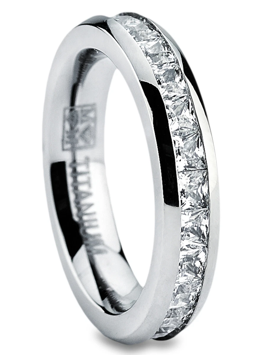Titanium eternity ring deals
