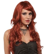 Supermodel Adult Wig - Auburn - One Size - Glamour, Styled, Chic Accessory