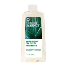 Tea Tree Oil Mouthwash  Spearmint 8 FL Oz By Desert Essence