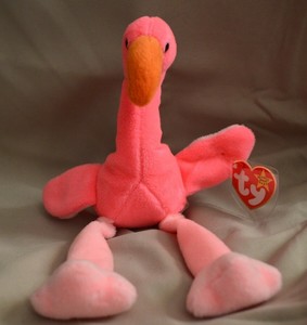 Ty 1995 Pinky The Pink Flamingo Beanie Baby Rare Ebay