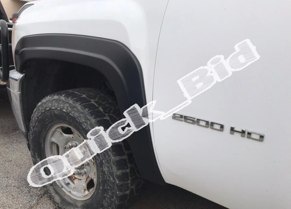 FOR 2007-2013 CHEVY SILVERADO 2500HD 3500HD FACTORY STYLE FENDER FLARES - Изображение 4 из 4