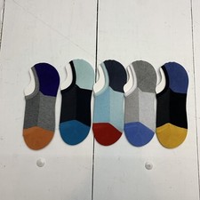Basic Ankle Socks 5 Pair One Size Multicolor