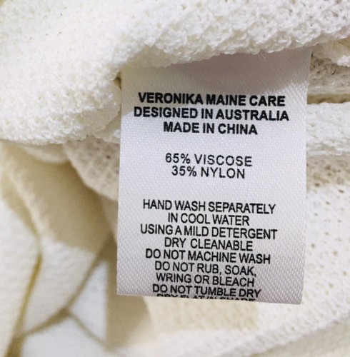 New VERONIKA MAINE Top Knit Knitwear Size M Long Sleeve Peplum BNWT - Picture 8 of 8