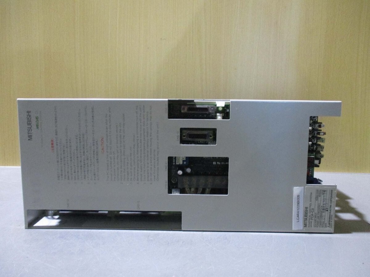 MITSUBISHI SERVO DRIVE MR-S11-80-N NUMERICAL CONTROL SYSTEM FCA-C3