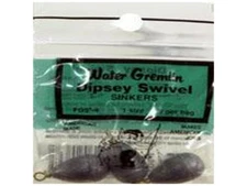 Water Gremlin PDS-4, Bass Casting 1oz Dipsey Swivel Sinker fishing weights 3 pc.