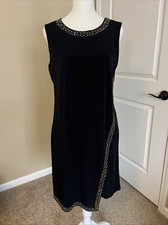 Calvin Klein Women's Black Sleeveless Cocktail Dress Size 8