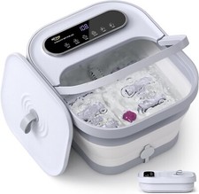 ALLJOY Foot Spa Bath Massager with Heat, Collapsible Foot Massager Spa Soakin...