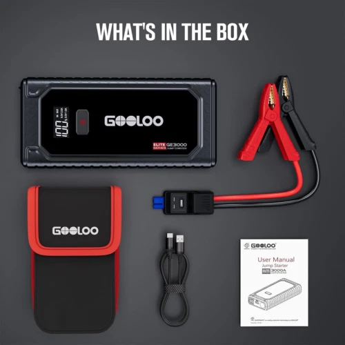 GOOLOO GE3000 Starthilfe Powerbank, 3000A Booster Auto Für - Bild 8 von 8