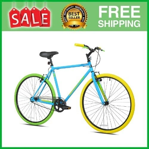 Kent 700C Men s Ridgeland Hybrid Bike Blue Green