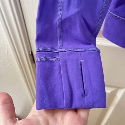 Ivivva Athletica by Lululemon Full Zip Jacket Purple Girls