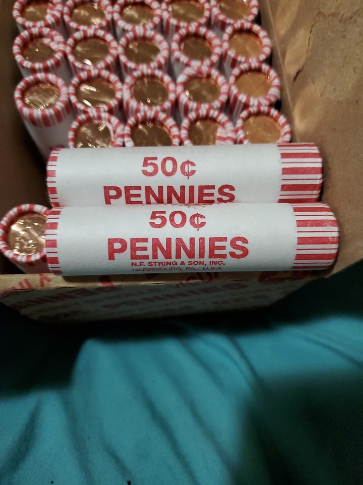 2024 D Penny Rolls Bulk Lot (10) Unsearched Uncirculated Brand New From