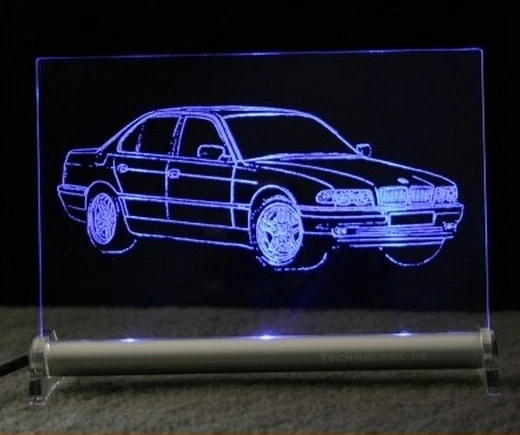 BMW 7er E38 LED Schild 725 728 730 735 740 750 cargrav - Bild 1 von 1